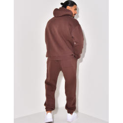 Ensemble sweat à capuche et pantalon uni Ensemble sweat à capuche et pantalon uni