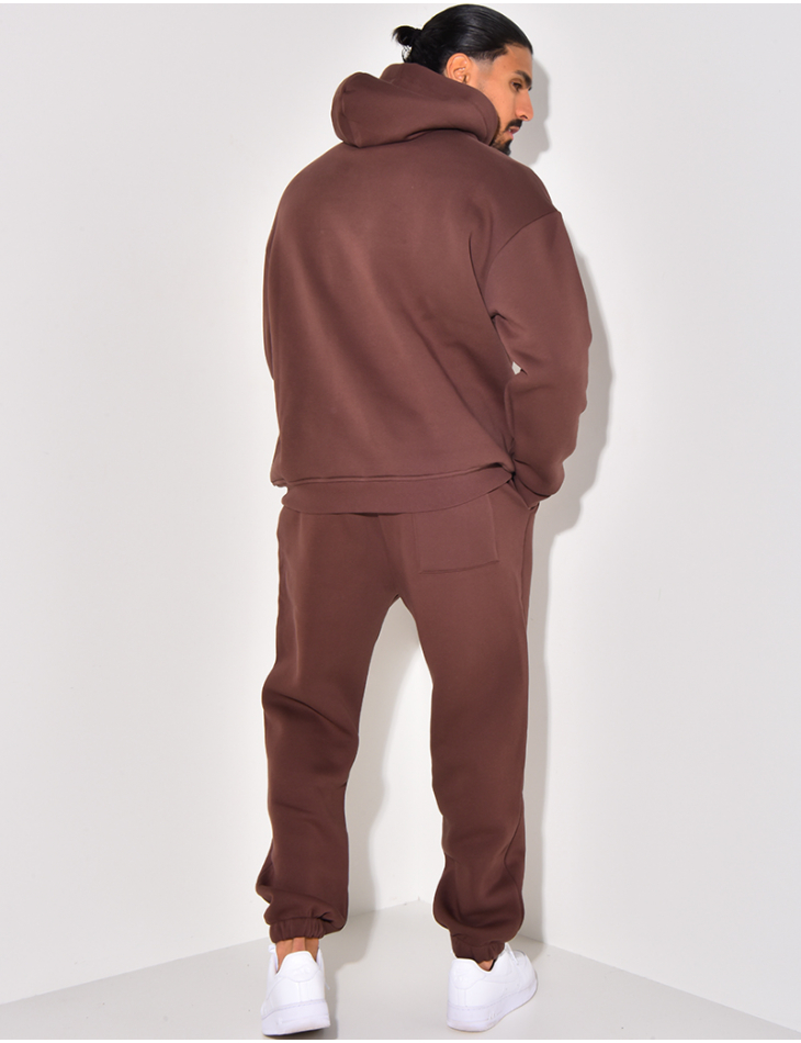 Ensemble sweat à capuche et pantalon uni Ensemble sweat à capuche et pantalon uni