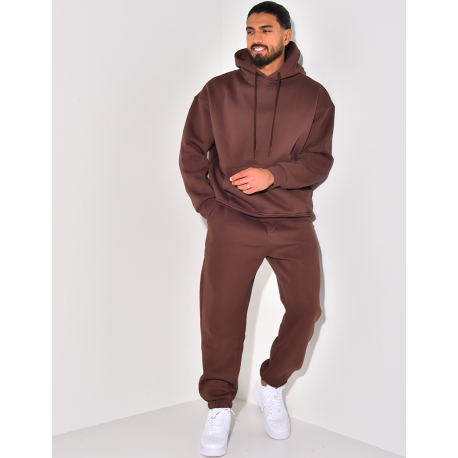 Ensemble sweat à capuche et pantalon uni Ensemble sweat à capuche et pantalon uni