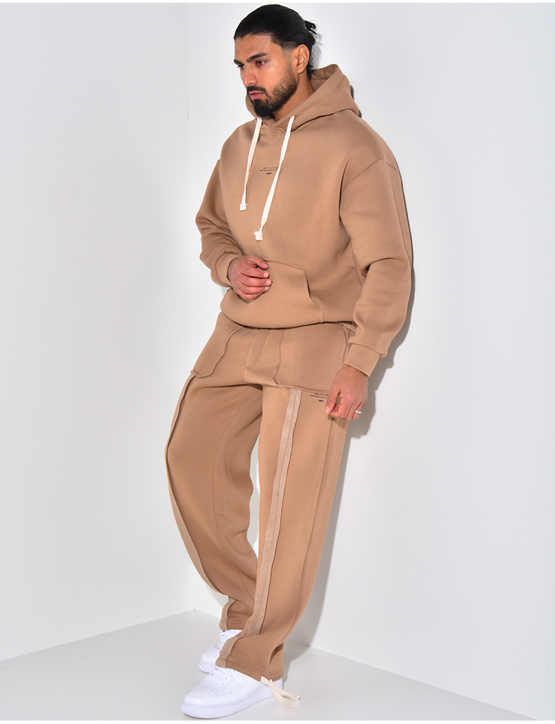 SoLu DAY8 Ensemble Hiver Enfant Garcon 3-13 Ans Ensemble Sweat A Capuche Et Pantalon Ado Garçon Manche Longue Pas Cher Mignon A La Mode Casual Jogging Vacances Sportswear (White, 3-4 Years