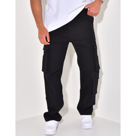 Jeans large à poches Jeans large à poches