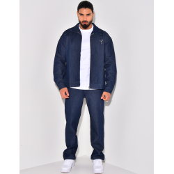 Ensemble pantalon et veste en jeans Ensemble pantalon et veste en jeans