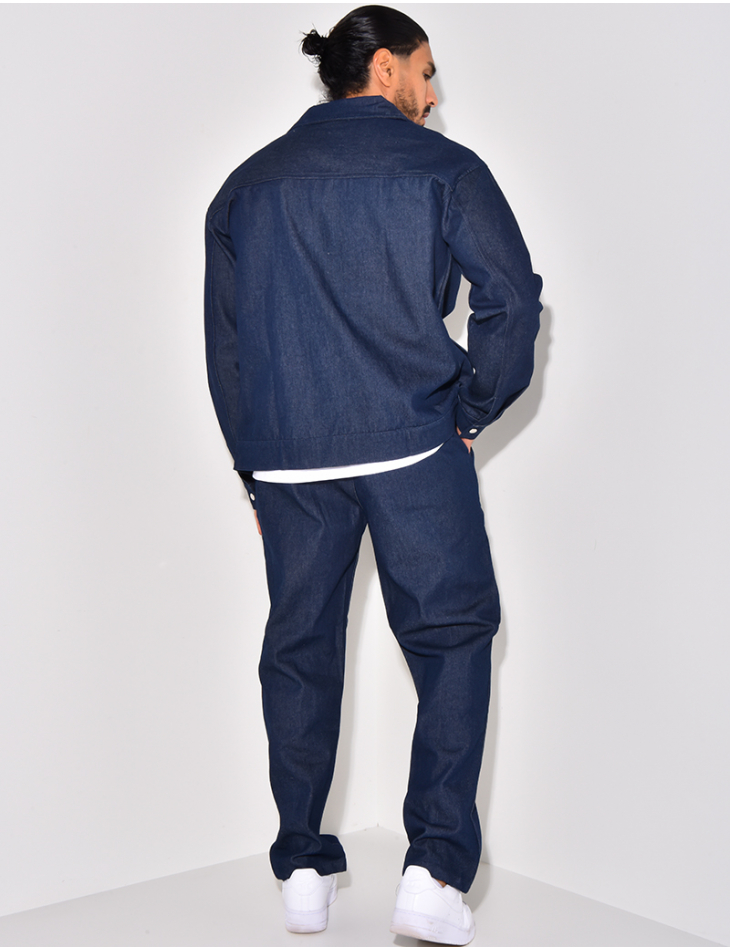 Ensemble pantalon et veste en jeans Ensemble pantalon et veste en jeans