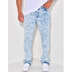 Jeans à motifs coupe large Jeans à motifs coupe large