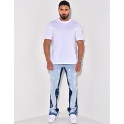 Jeans flare peinture Jeans flare peinture