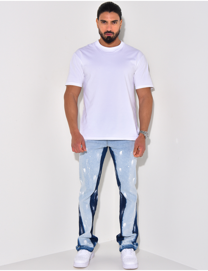 Jeans flare peinture Jeans flare peinture