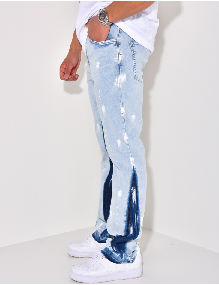Jeans flare peinture Jeans flare peinture