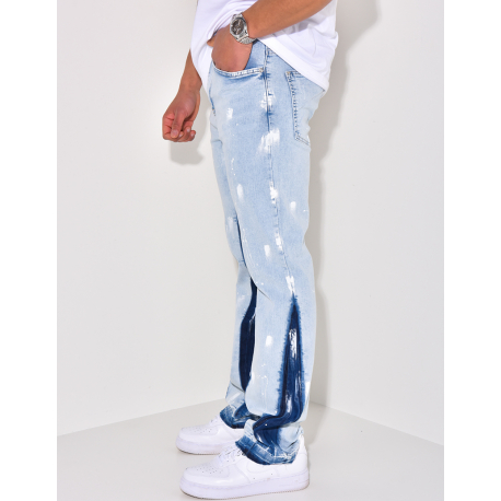 Jeans flare peinture Jeans flare peinture