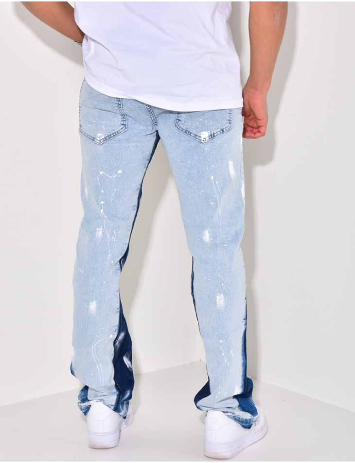 Jeans flare peinture Jeans flare peinture