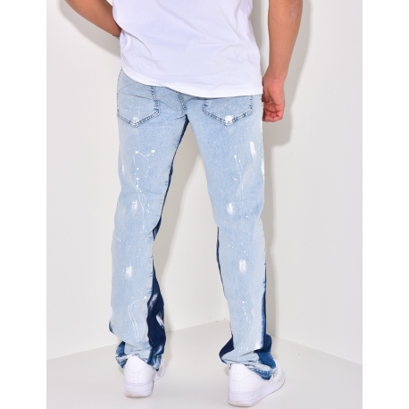 Jeans flare peinture Jeans flare peinture