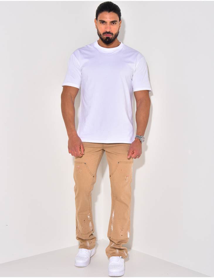 Jeans flare camel Jeans flare camel