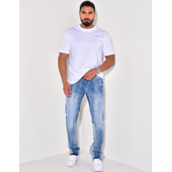Jeans flare à peinture Jeans flare à peinture