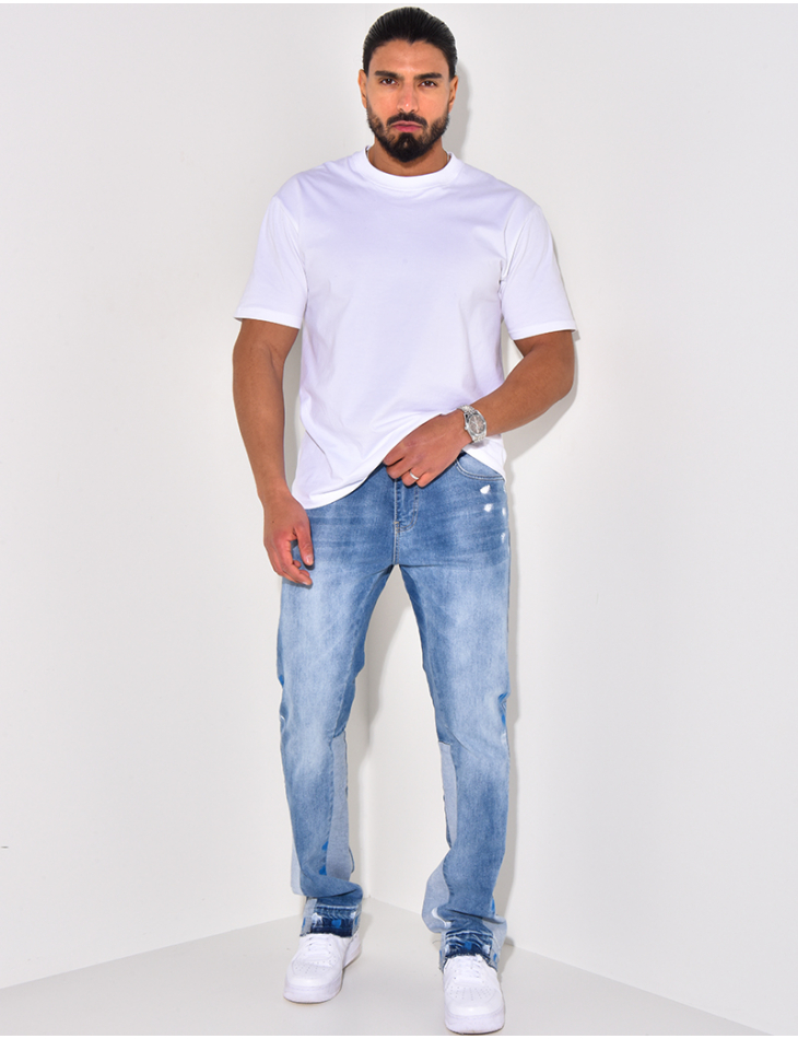 Jeans flare à peinture Jeans flare à peinture