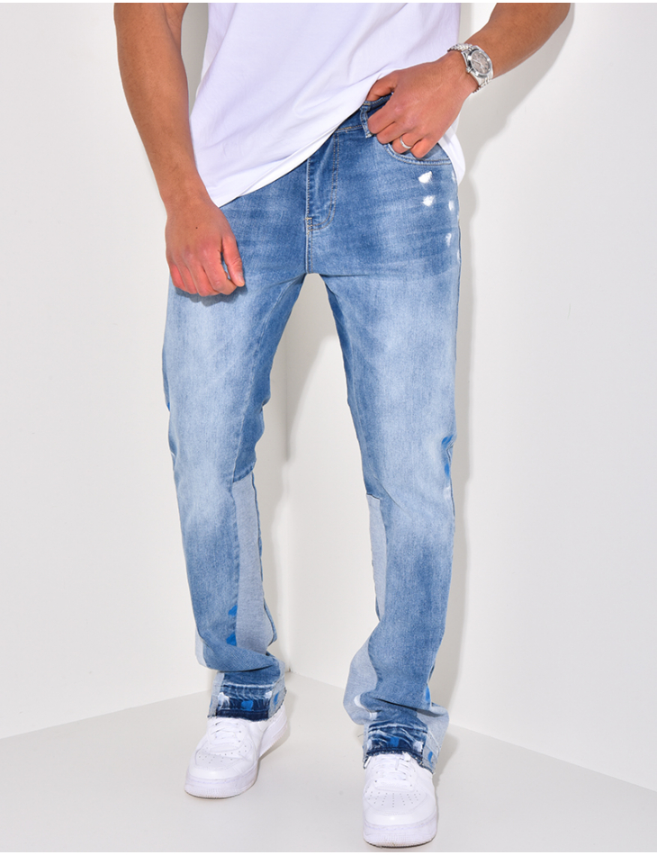 Jeans flare à peinture Jeans flare à peinture