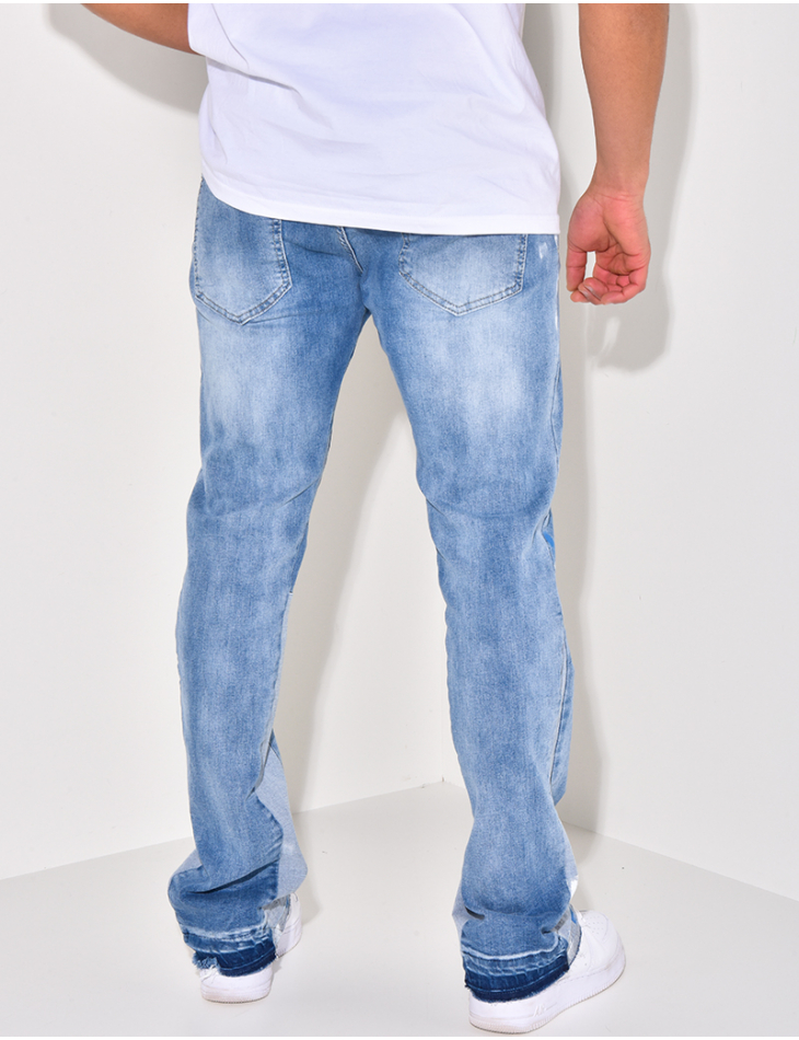 Jeans flare à peinture Jeans flare à peinture