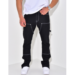Pantalon cargo avec poches et fermeture éclair Pantalon cargo avec poches et fermeture éclair