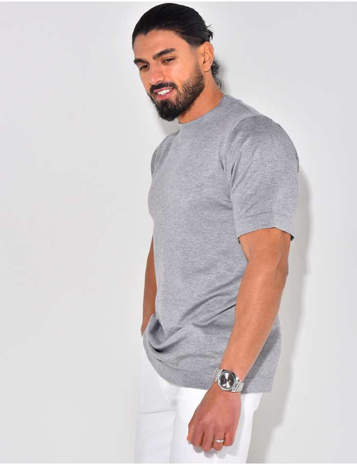 Pull fin à col rond Pull fin à col rond