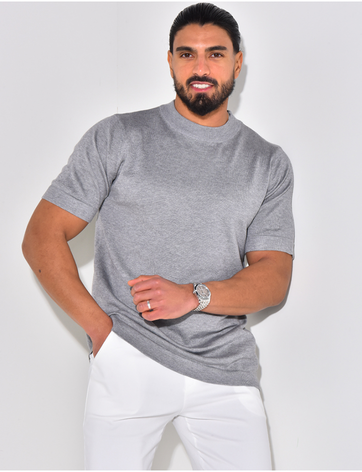 Pull fin à col rond Pull fin à col rond