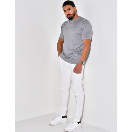 Pull fin à col rond Pull fin à col rond