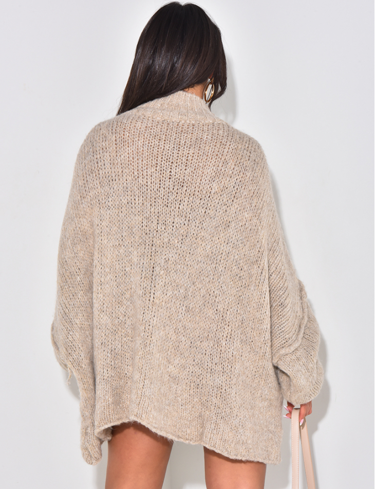 Pull oversize en laine