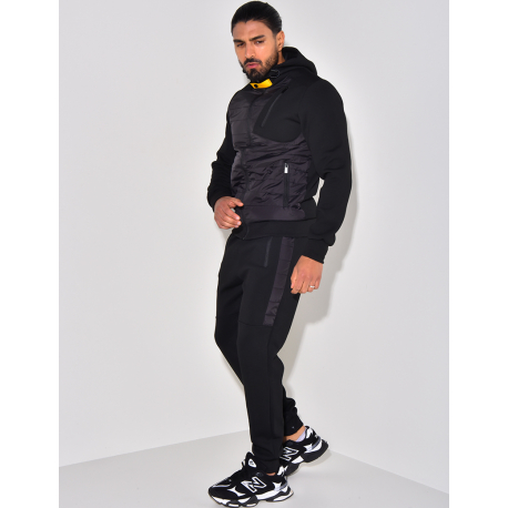 Ensemble pantalon et veste bi-matière Ensemble pantalon et veste bi-matière