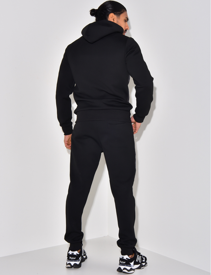 Ensemble pantalon et veste bi-matière Ensemble pantalon et veste bi-matière