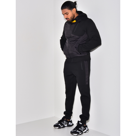 Ensemble pantalon et veste bi-matière Ensemble pantalon et veste bi-matière