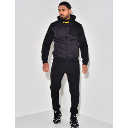 Ensemble pantalon et veste bi-matière Ensemble pantalon et veste bi-matière