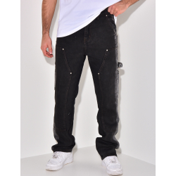 Jeans à empiècements bi-color Jeans à empiècements bi-color