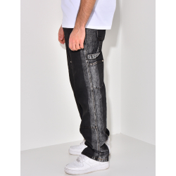 Jeans à empiècements bi-color Jeans à empiècements bi-color