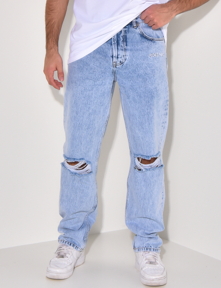 Jeans destroy "Riches Paris" Jeans destroy "Riches Paris"