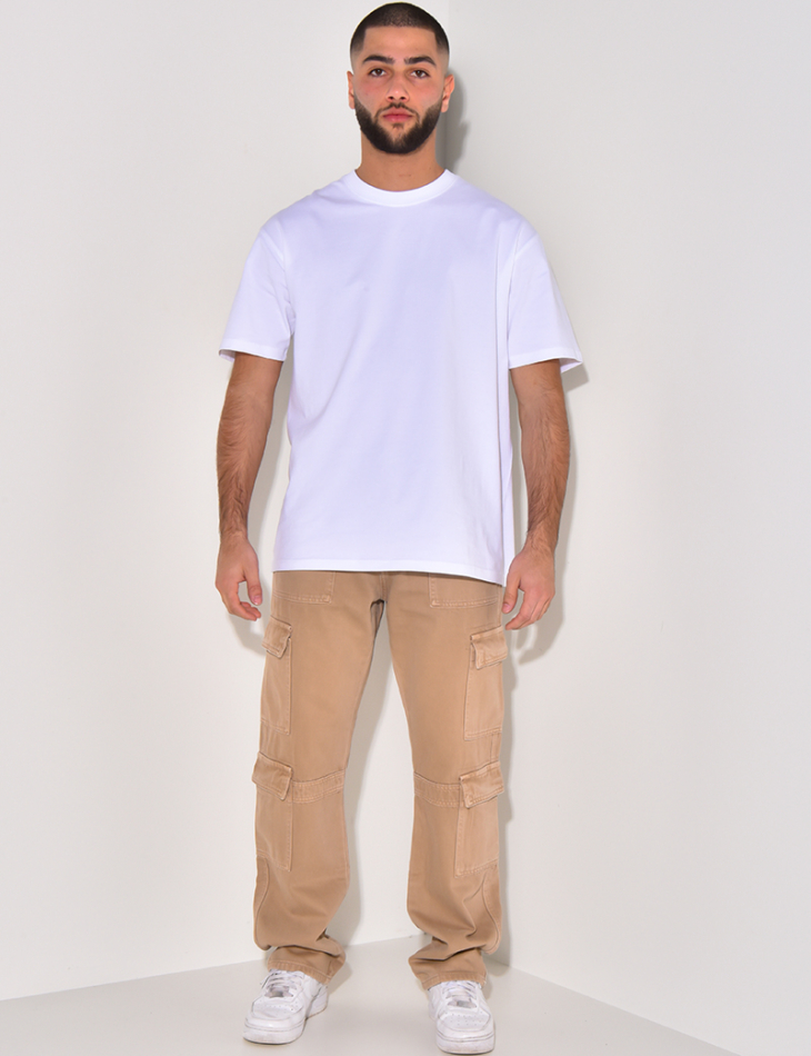 Jeans cargo à poches Jeans cargo à poches