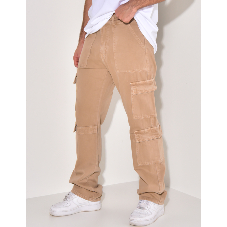 Jeans cargo à poches Jeans cargo à poches
