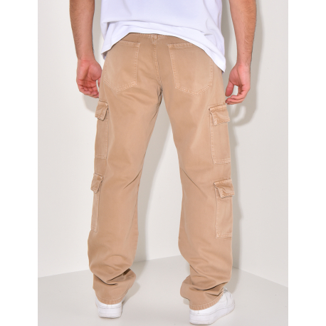 Jeans cargo à poches Jeans cargo à poches