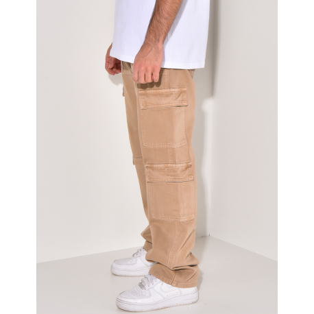 Jeans cargo à poches Jeans cargo à poches
