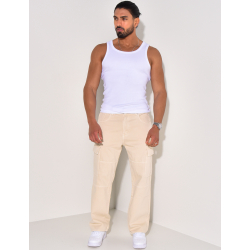 Jeans cargo à poches Jeans cargo à poches