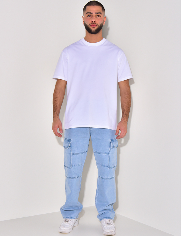 Jeans cargo à poches Jeans cargo à poches