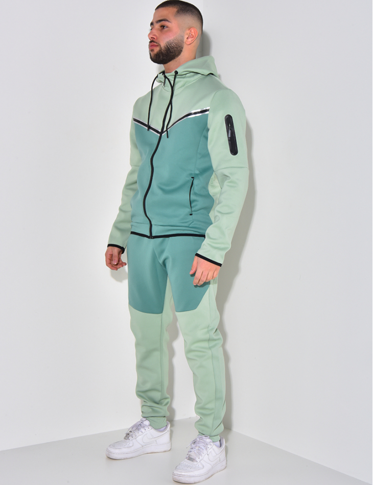 Ensemble pantalon et veste couleur en 2 tons Ensemble pantalon et veste couleur en 2 tons