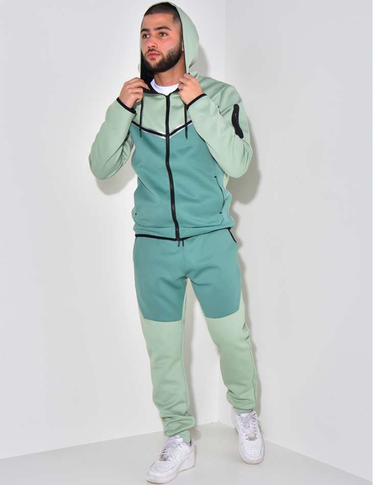 Ensemble pantalon et veste couleur en 2 tons Ensemble pantalon et veste couleur en 2 tons