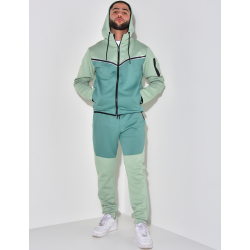 Ensemble pantalon et veste couleur en 2 tons Ensemble pantalon et veste couleur en 2 tons