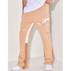 Pantalon de jogging à tâches de peinture Pantalon de jogging à tâches de peinture