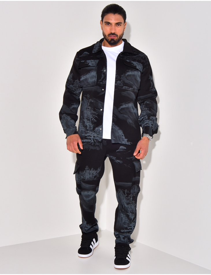 Ensemble pantalon et chemise à poches Ensemble pantalon et chemise à poches