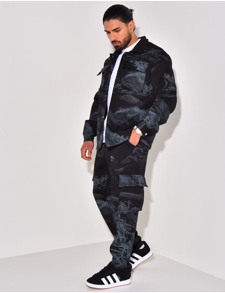 Ensemble pantalon et chemise à poches Ensemble pantalon et chemise à poches