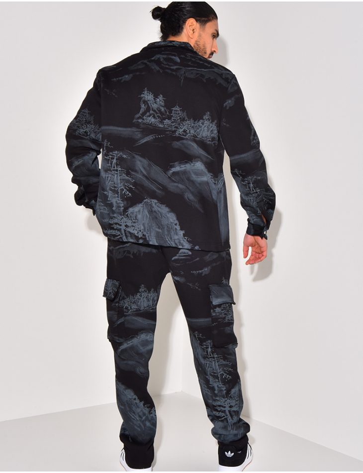 Ensemble pantalon et chemise à poches Ensemble pantalon et chemise à poches