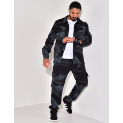 Ensemble pantalon et chemise à poches Ensemble pantalon et chemise à poches