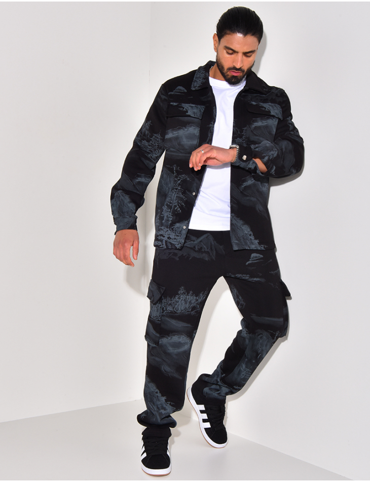 Ensemble pantalon et chemise à poches Ensemble pantalon et chemise à poches