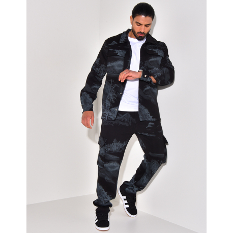 Ensemble pantalon et chemise à poches Ensemble pantalon et chemise à poches