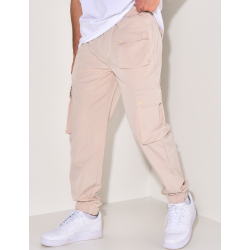 Pantalon cargo fin