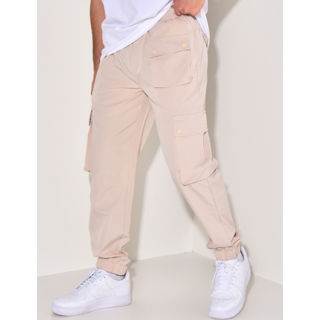 Pantalon cargo fin