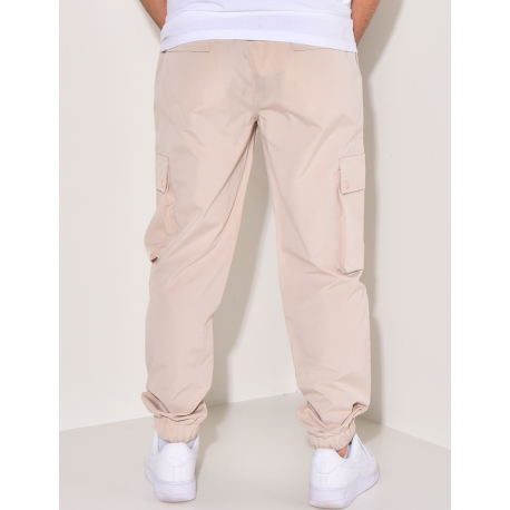 Pantalon cargo fin